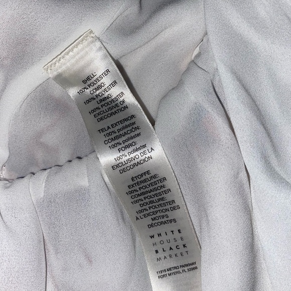 White House/Black Market Floral Cold Shoulder Midi Dress Off WHT/BUR Size 4 - Picture 9 of 11